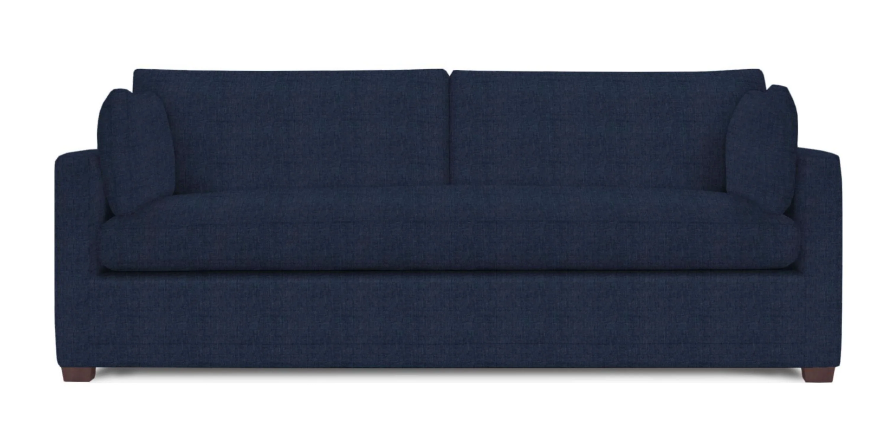 Wells Classic Modern Down-Blend Bench Cushion Sofa 88