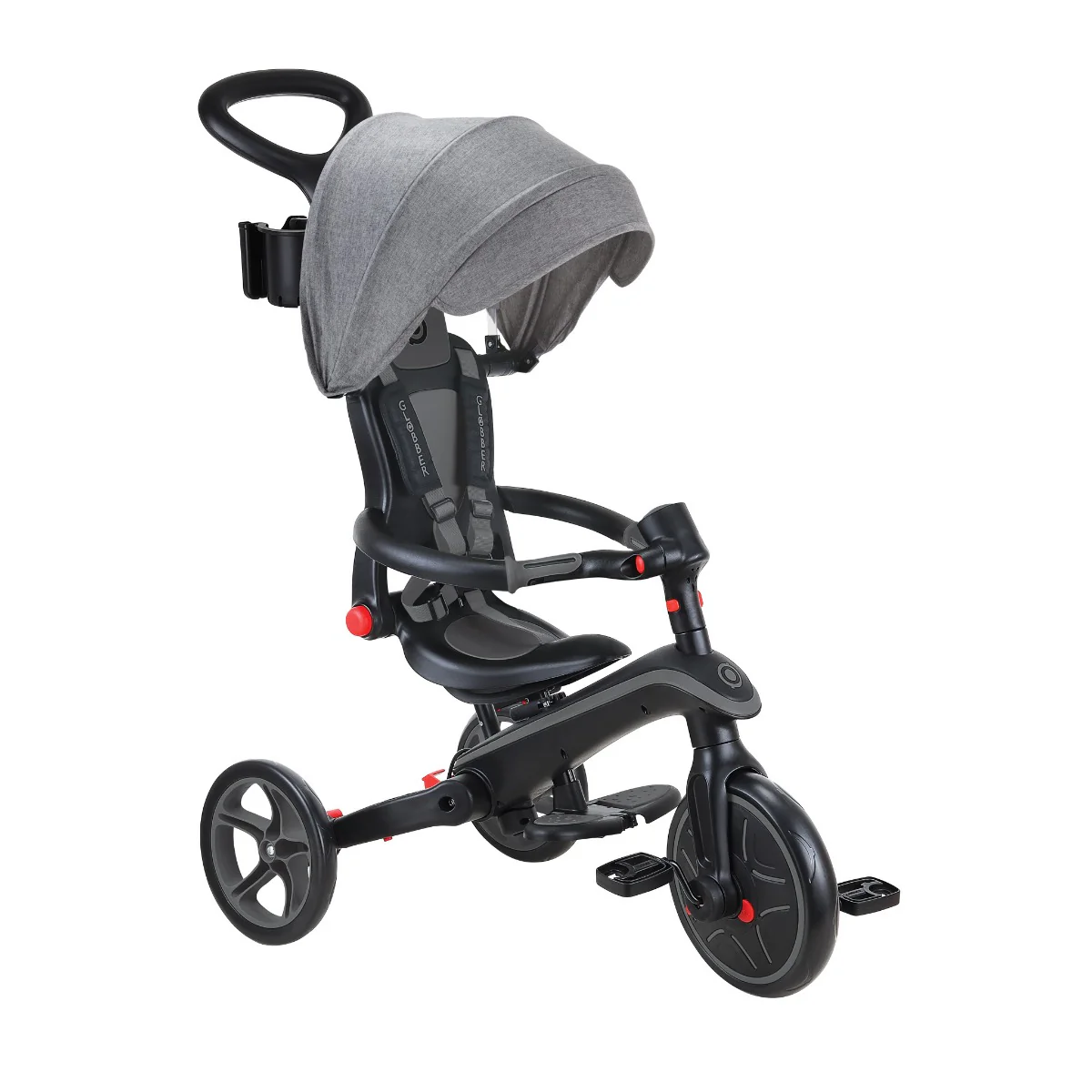 2025 Triciclo Plegable Globber EXPLORER 4 en 1 con Asa Parental