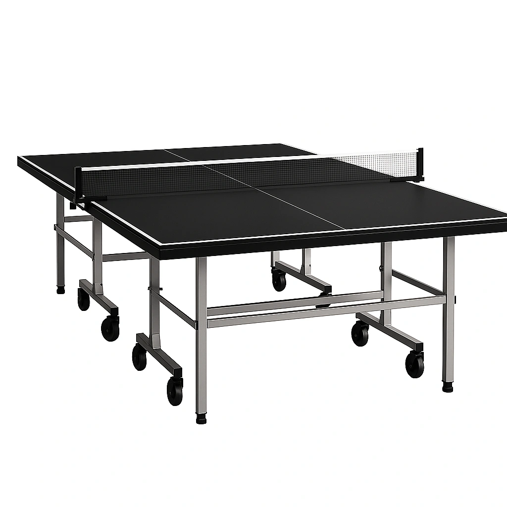 Mesa de ping-pong con red, negra 274x152.5x76 cm