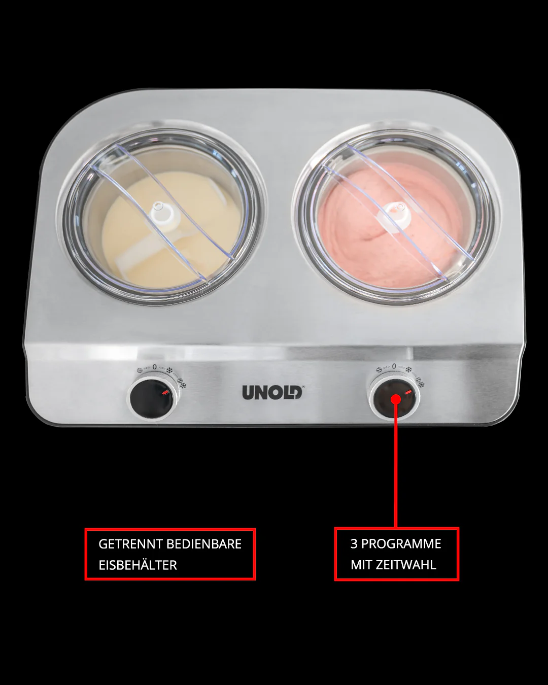 2025 Máquina para hacer sorbetes Doppio 2,4 L