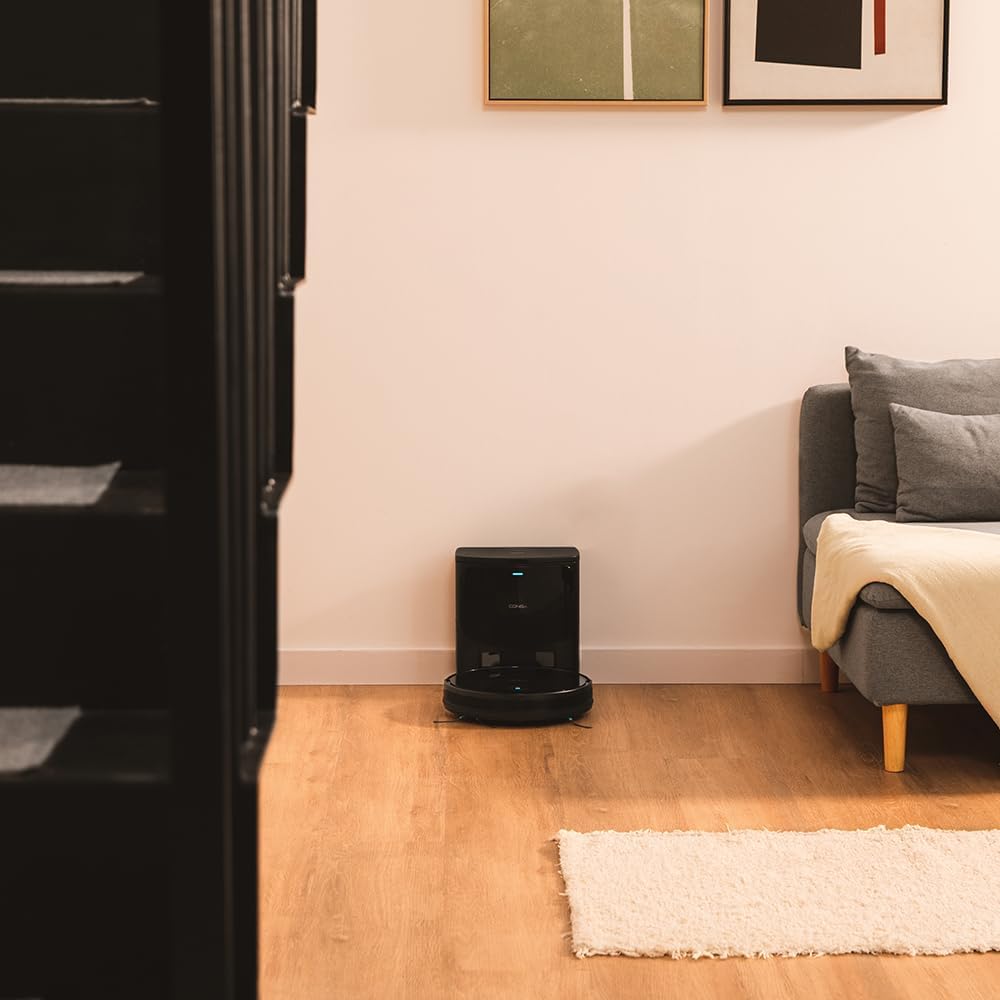 Aspirador Robot Cecotec con Navegación Giroscópica Conga 999 Map X-Treme. Motor de Succión 2000Pa, 2 Cepillos Laterales, 2 Fregonas, Autonomía 120 minutos, Control por App y Mando a Distancia