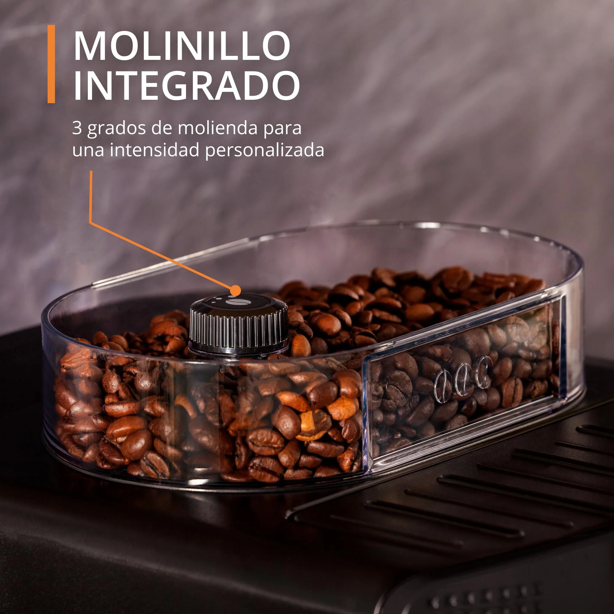 2025 Krups Essential - Cafetera súper automática, 15 Bares de presión, Molinillo cónico de Metal, con selección de cantidad e Intensidad de café, 1.7 l, 1 Cups, Acero, Pantalla LCD + Acc. Leche