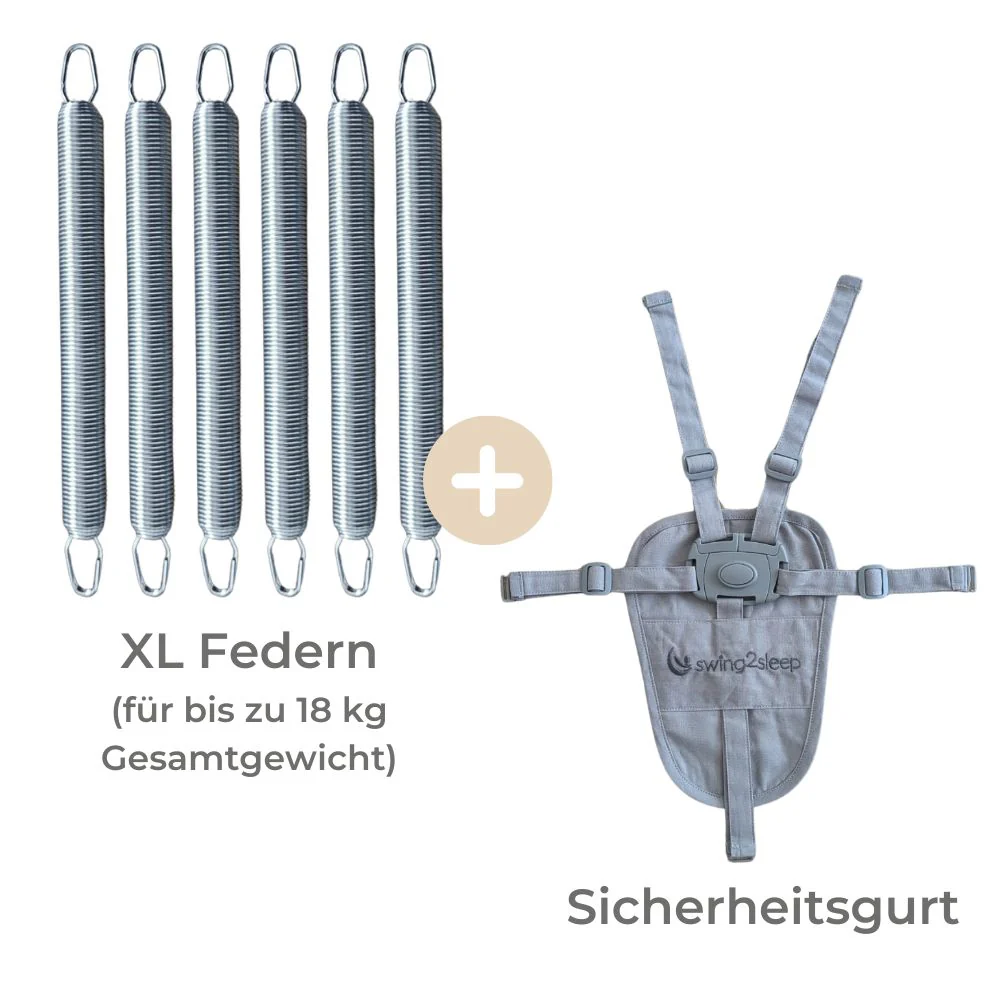 Set de ampliación (resortes XL + sistema de sujeción) – Crece contigo, con total seguridad