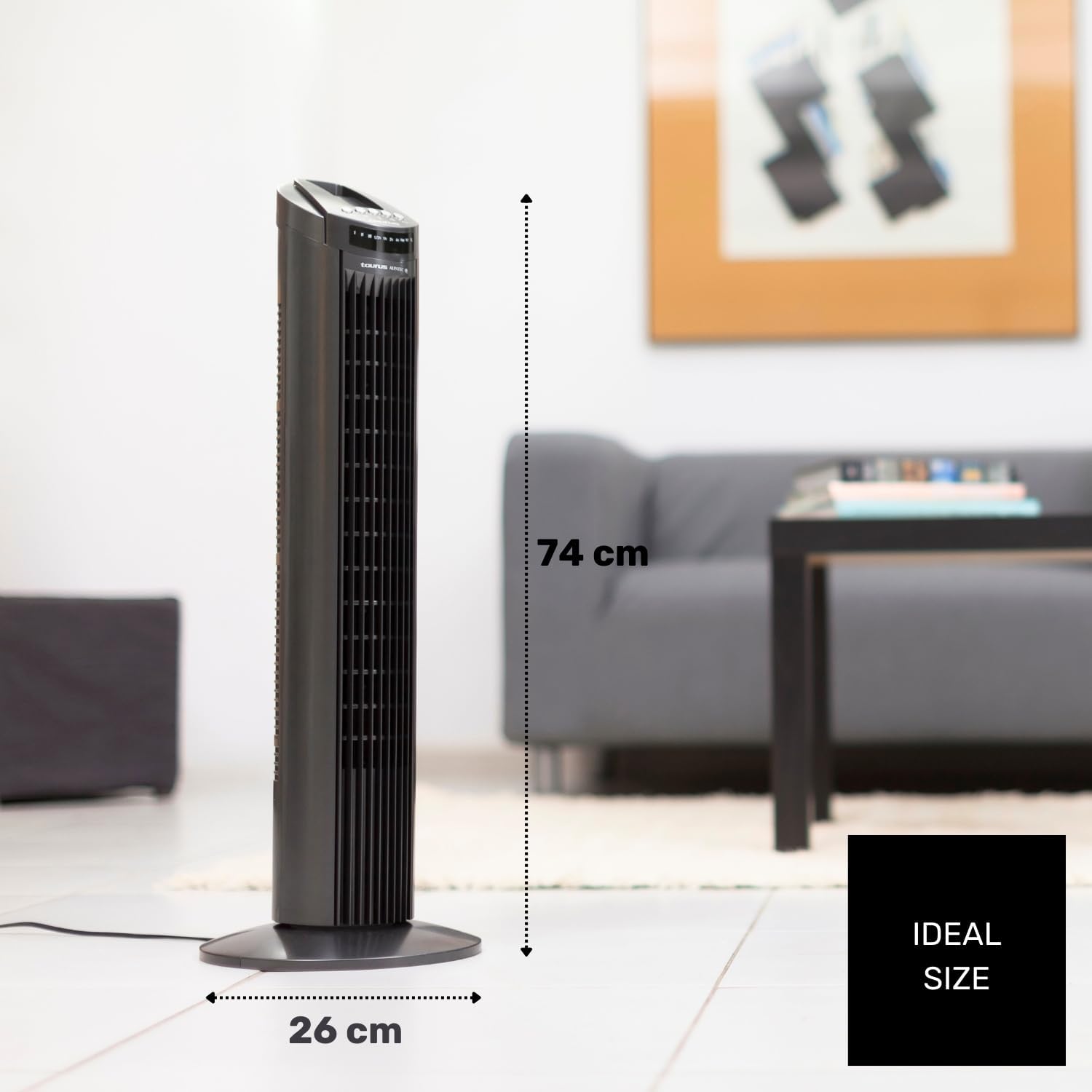 Ventilador de Torre Taurus - New Babel 50W, Altura 86 cm