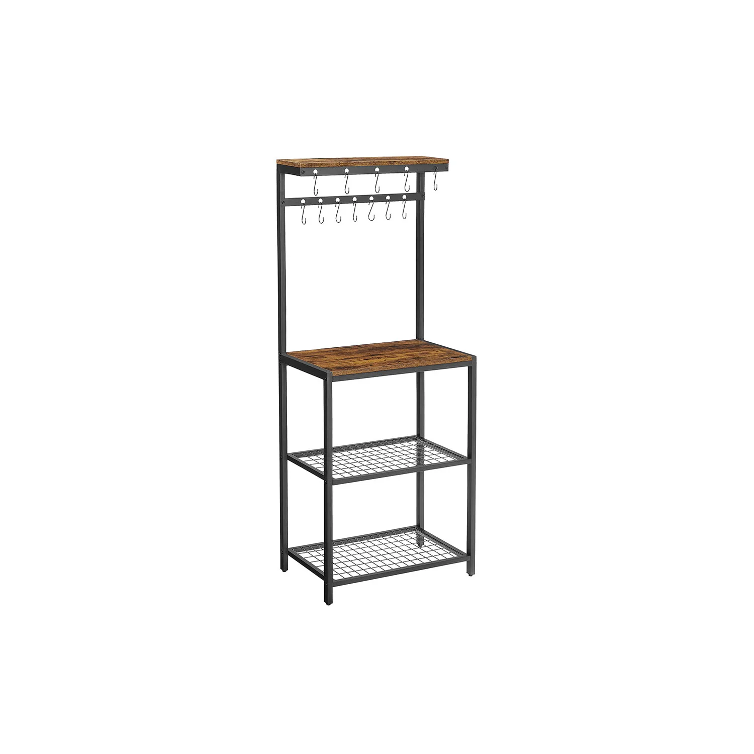 Estantería de Cocina estantes con 12 Ganchos