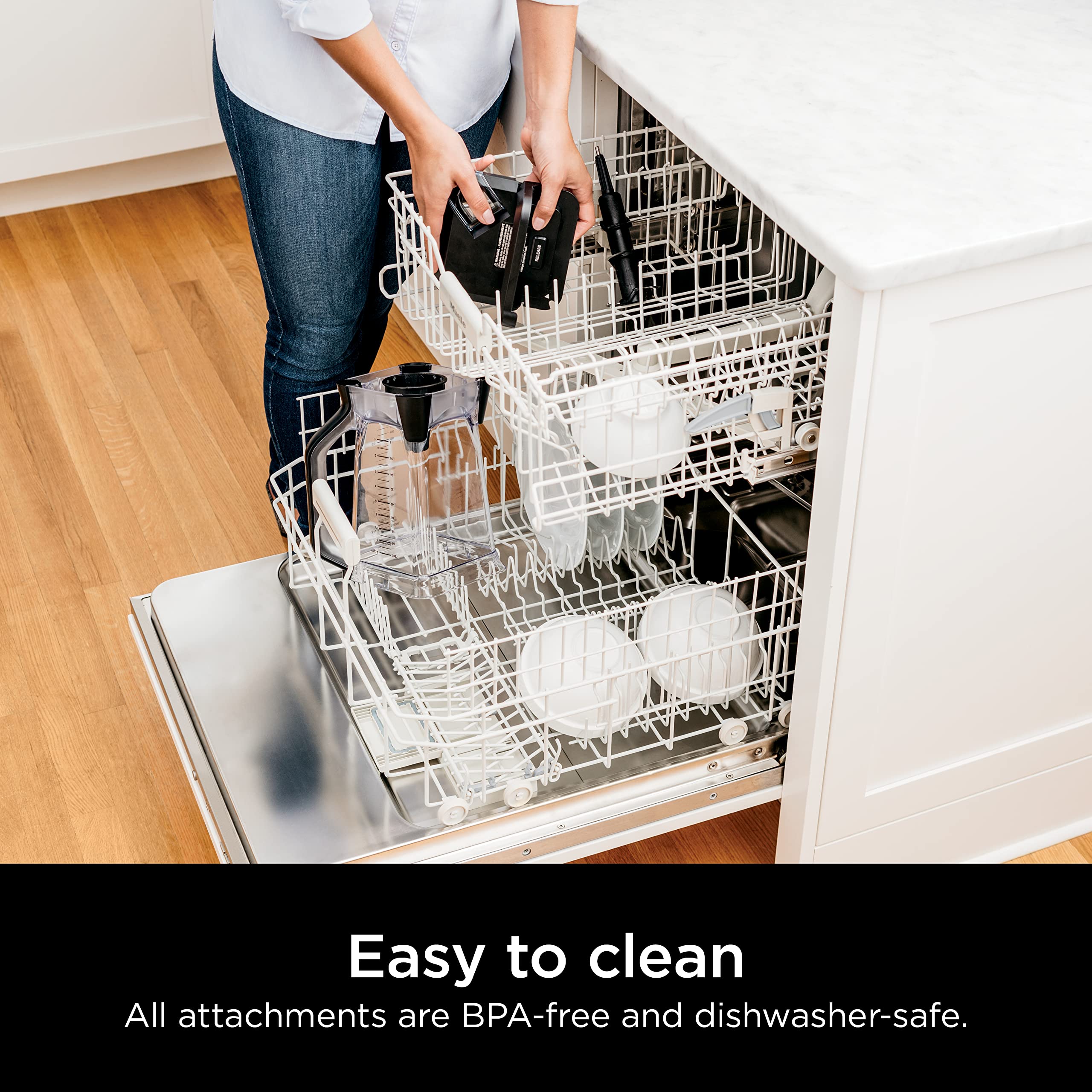 2025 Ninja Professional Licuadora de Mostrador BL660, 1100 Watts, Gris