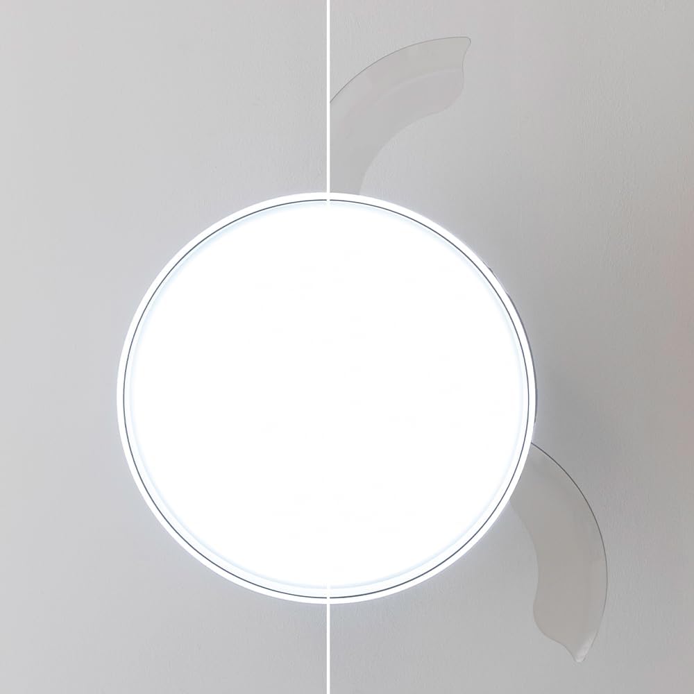 Ventilador de Techo Cecotec con Aspas Retráctiles y Lámpara Invisible EnergySilence Aero 4280 de Acero, 40 W, Diámetro 42 Pulgadas (106 cm), Temporizador, 3 Tonos de Luz, Función Verano-Invierno