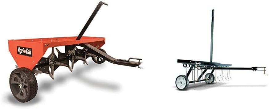 2025 Aireador de remolque de 48 pulgadas, naranja y negro, grande