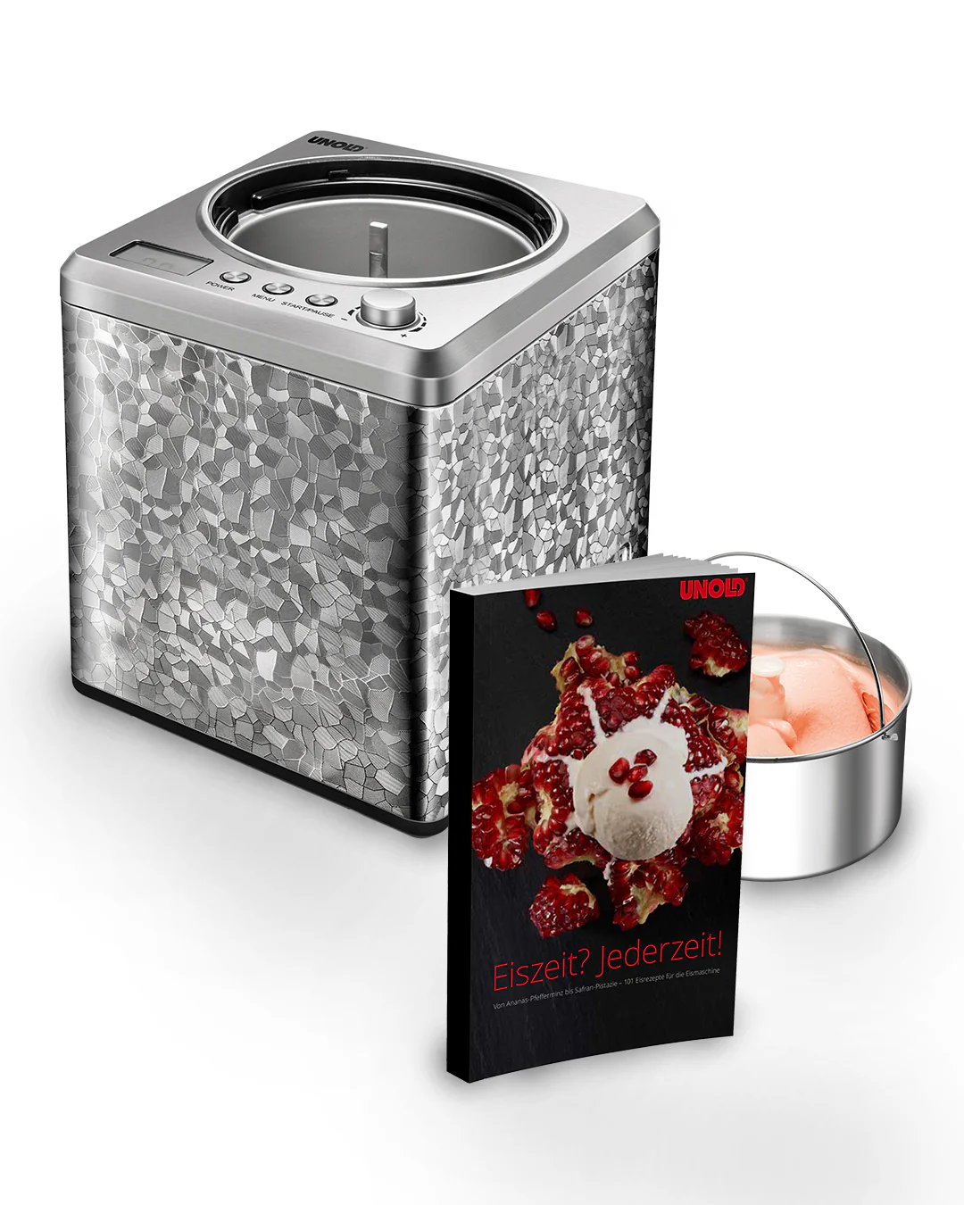 2025 Máquina profesional de helados 2 L con libro de recetas