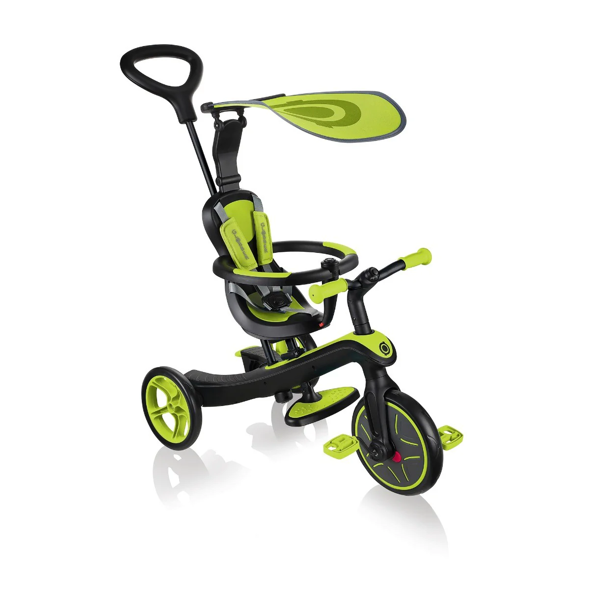 2025 Triciclo Evolutivo Infantil Globber EXPLORER 4 en 1 – De 10 Meses a Más de 5 Años