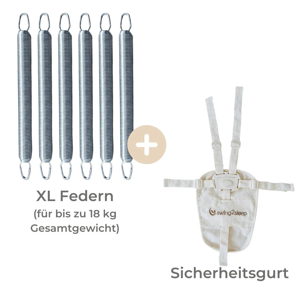 Set de ampliación (resortes XL + sistema de sujeción) – Crece contigo, con total seguridad