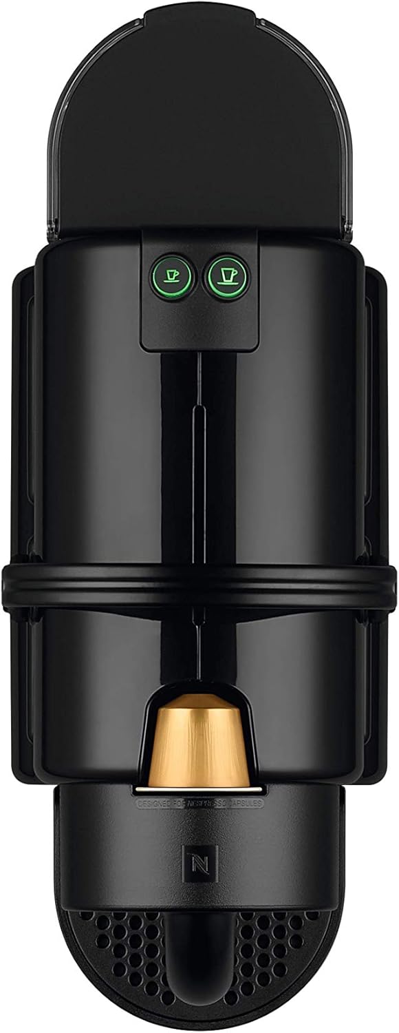 Cafetera Nespresso De'Longhi Inissia EN80.B para cápsulas Nespresso, 19 bar, apagado automático, color negro