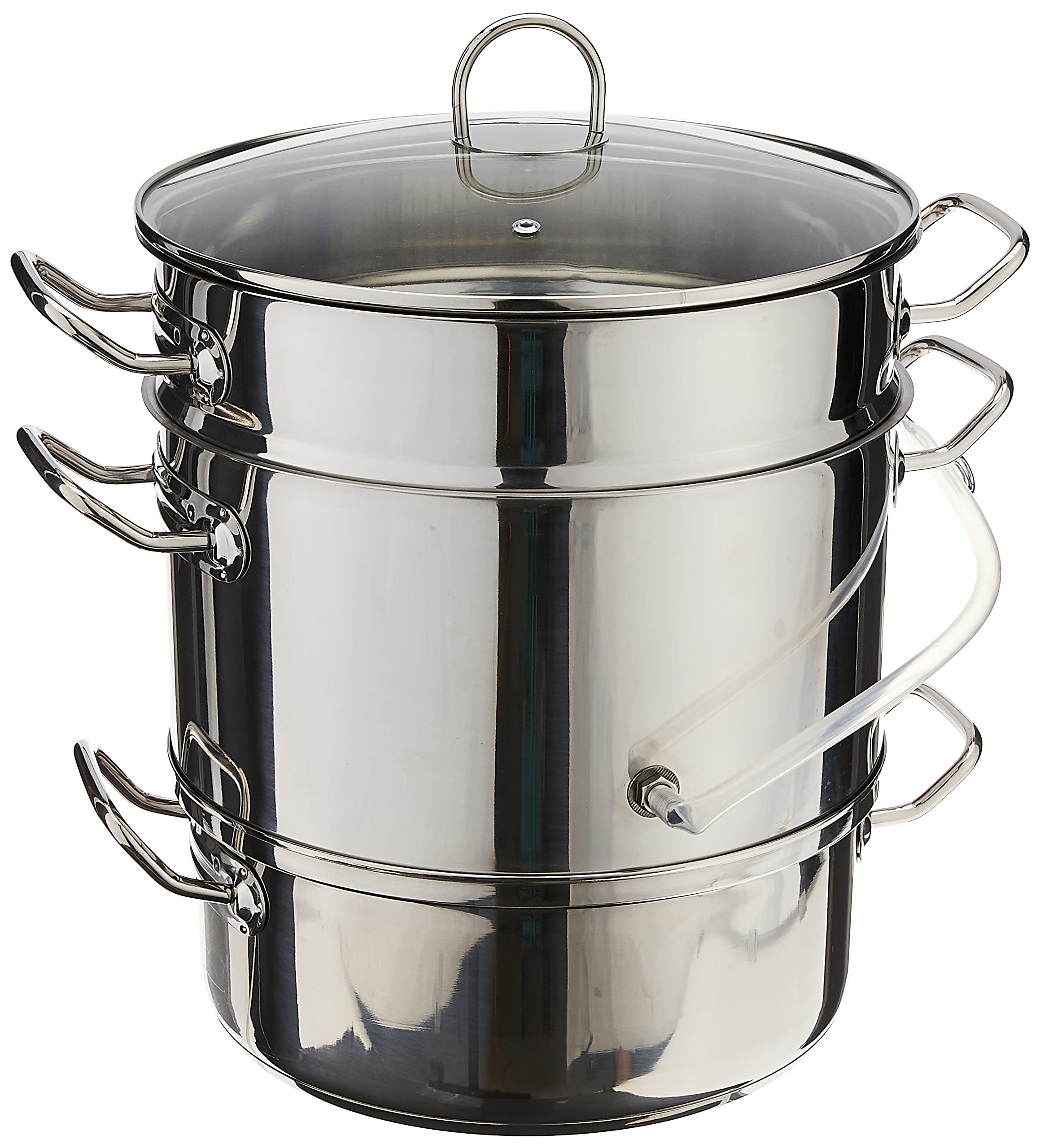 Norpro 619 Extractor de Jugo y Vaporera de Acero Inoxidable