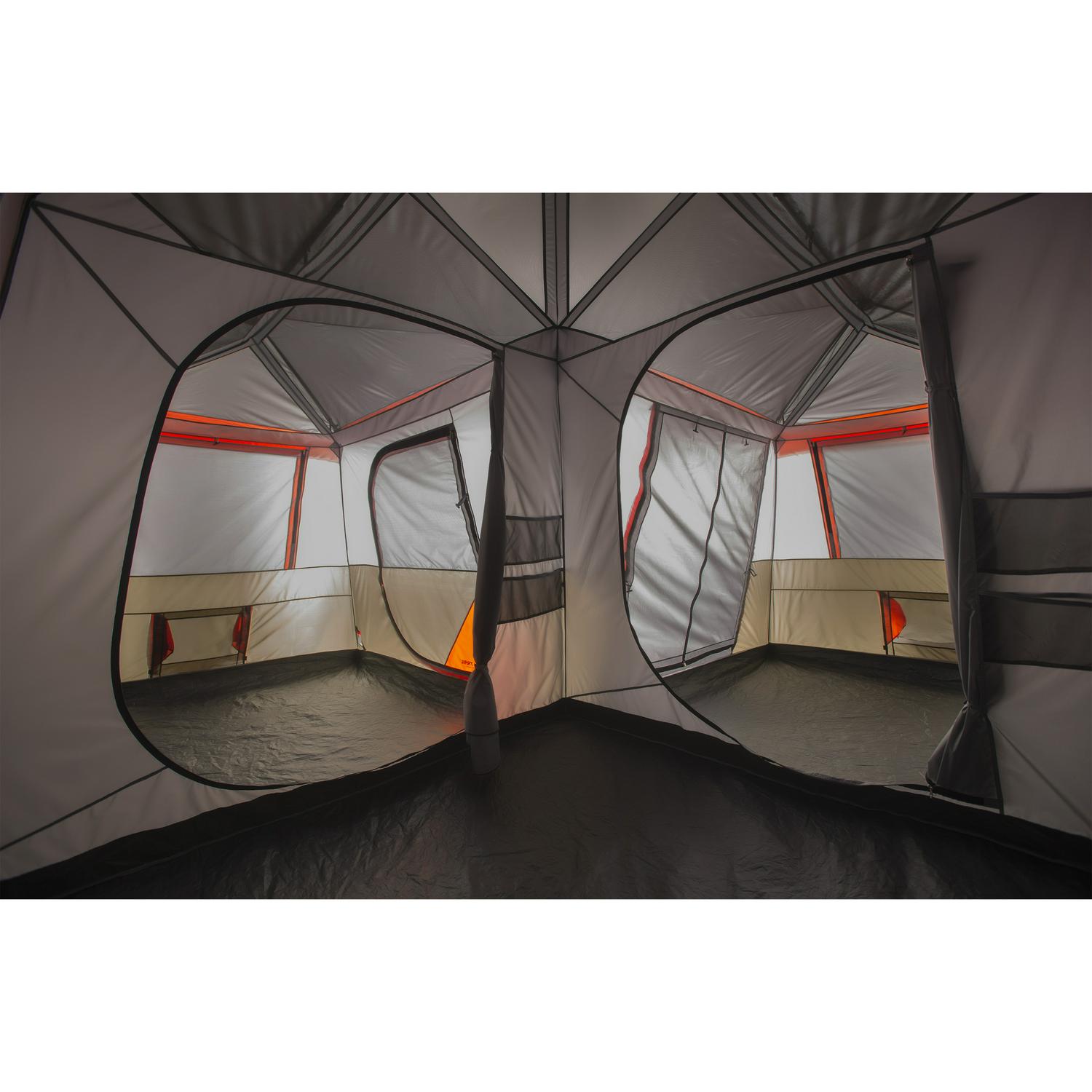 2025 Carpa Instantánea Ozark Trail 16′ x 16′, Duerme 12 Personas