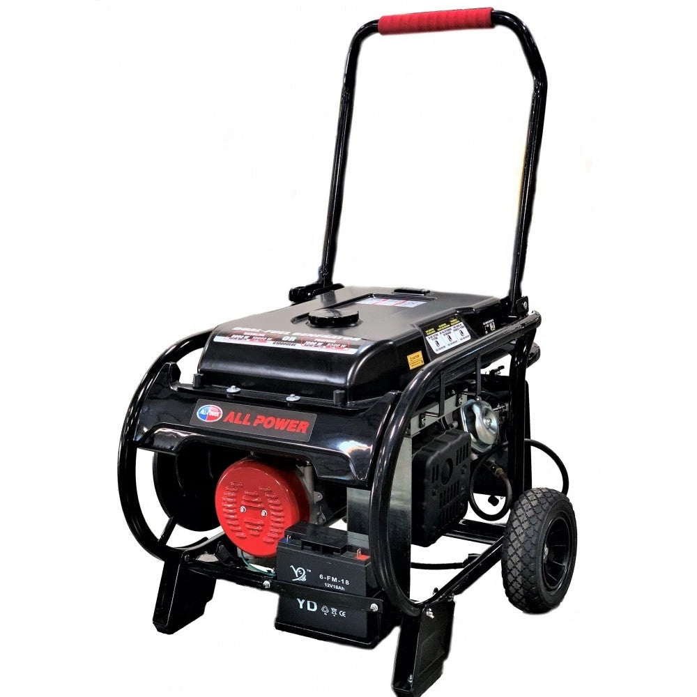 2025 Generador Portátil de Alta Resistencia All Power de 10000 Vatios a Doble Combustible G10000EGL / Propano