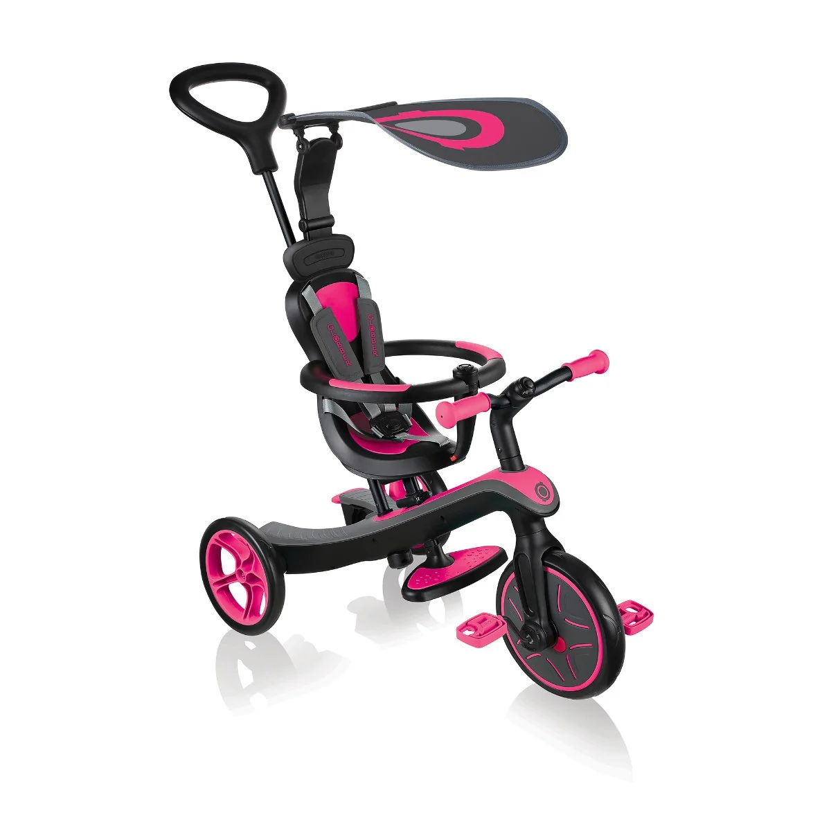 2025 Triciclo Evolutivo Infantil Globber EXPLORER 4 en 1 – De 10 Meses a Más de 5 Años