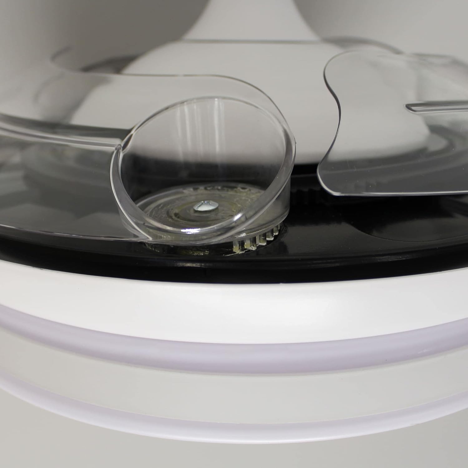 wonderlamp – Ventilador de Techo con Luz LED Pearl Mini, Aspas Retráctiles, Motor DC Muy Silencioso, 3 Temperaturas de Color Regulables, 46W, Blanco