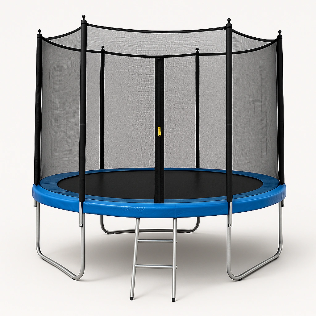 Juguete Cama elástica Negro/Azul Acero/Polipropileno Exterior 305x305x250 cm