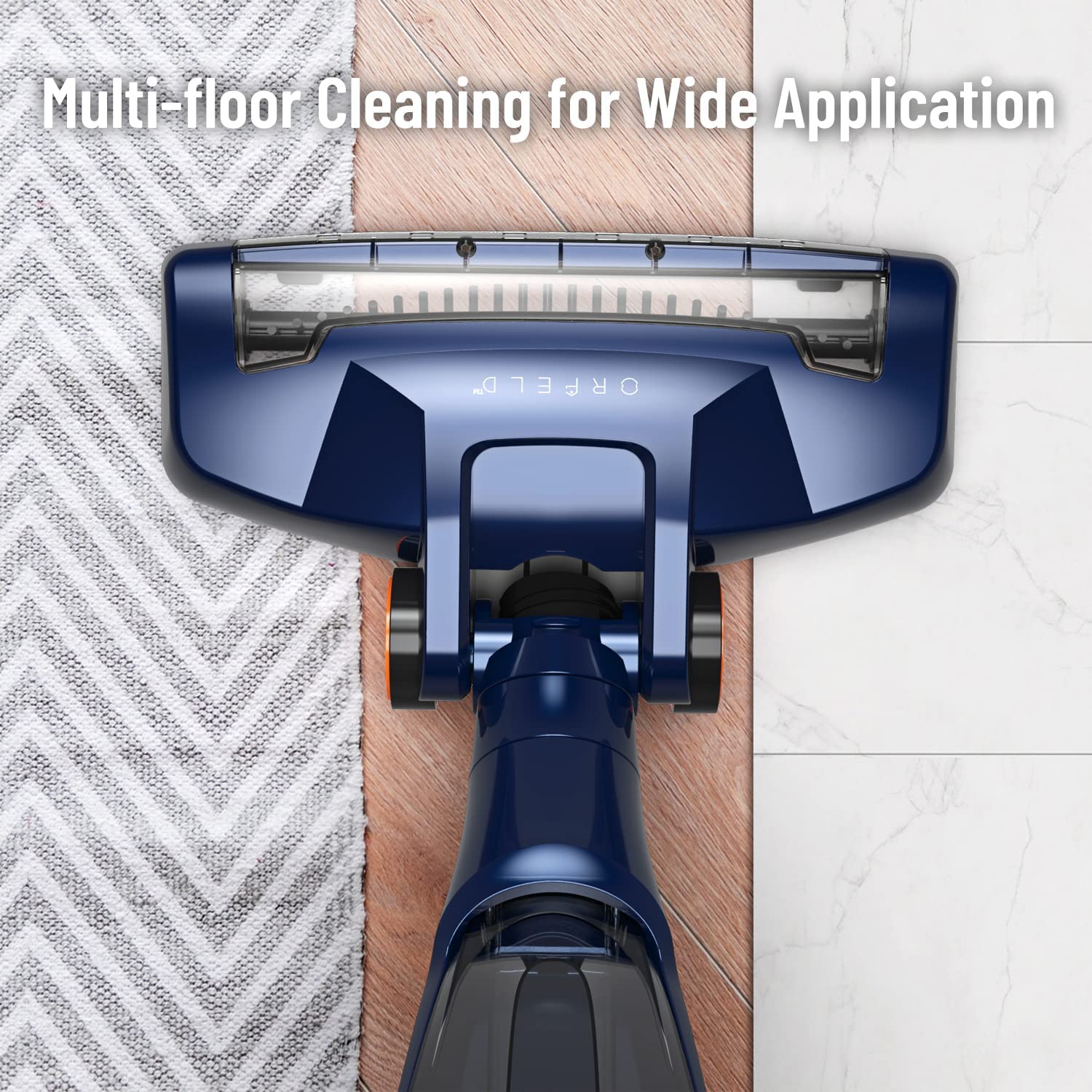 2025 Aspiradora Inalámbrica, ORFELD Stick Vacuum Cleaner 4 en 1 Ligera