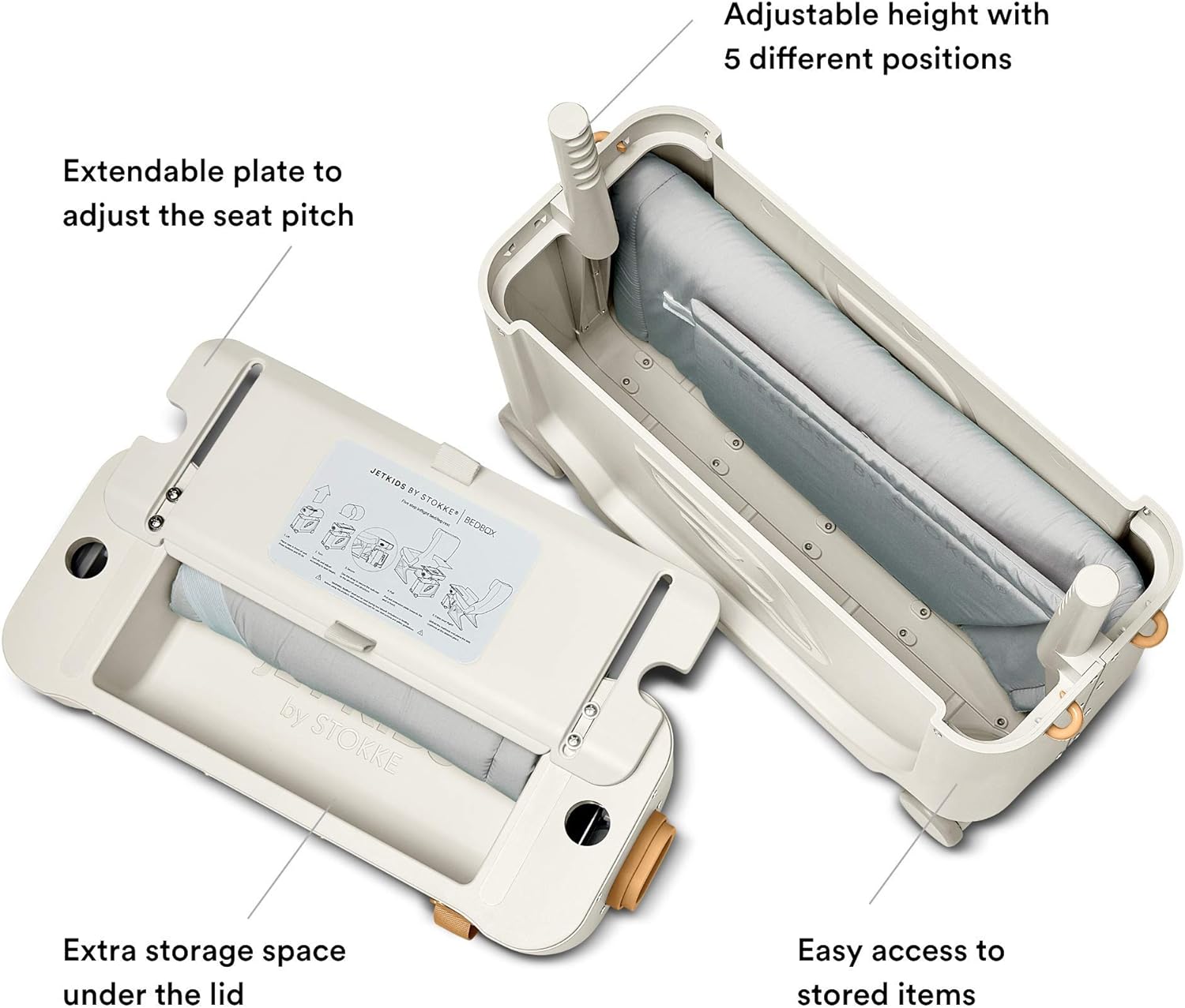 2025 JetKids de Stokke BedBox – Equipaje Infantil y Cama de Avión
