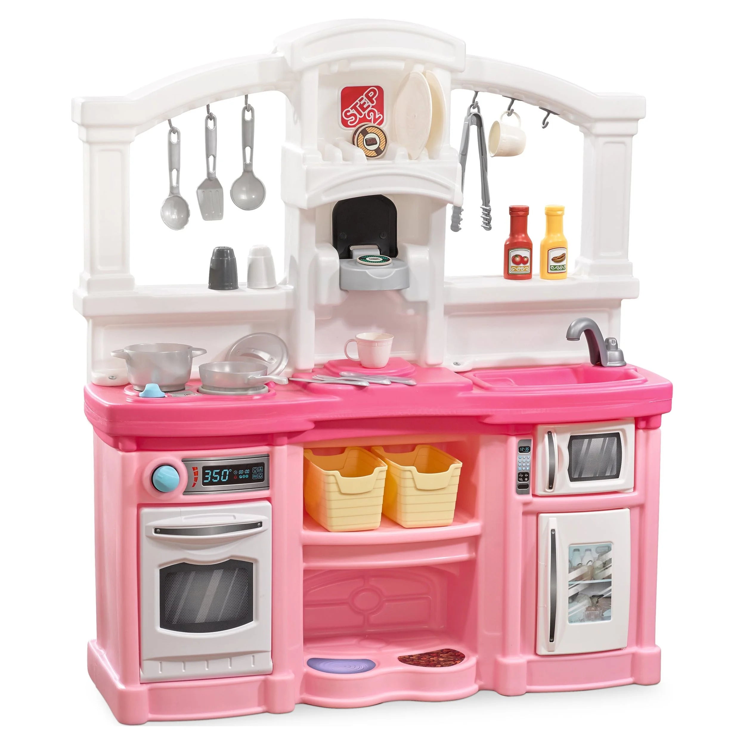 2025 Set de cocina infantil Step2 Fun with Friends en rosa