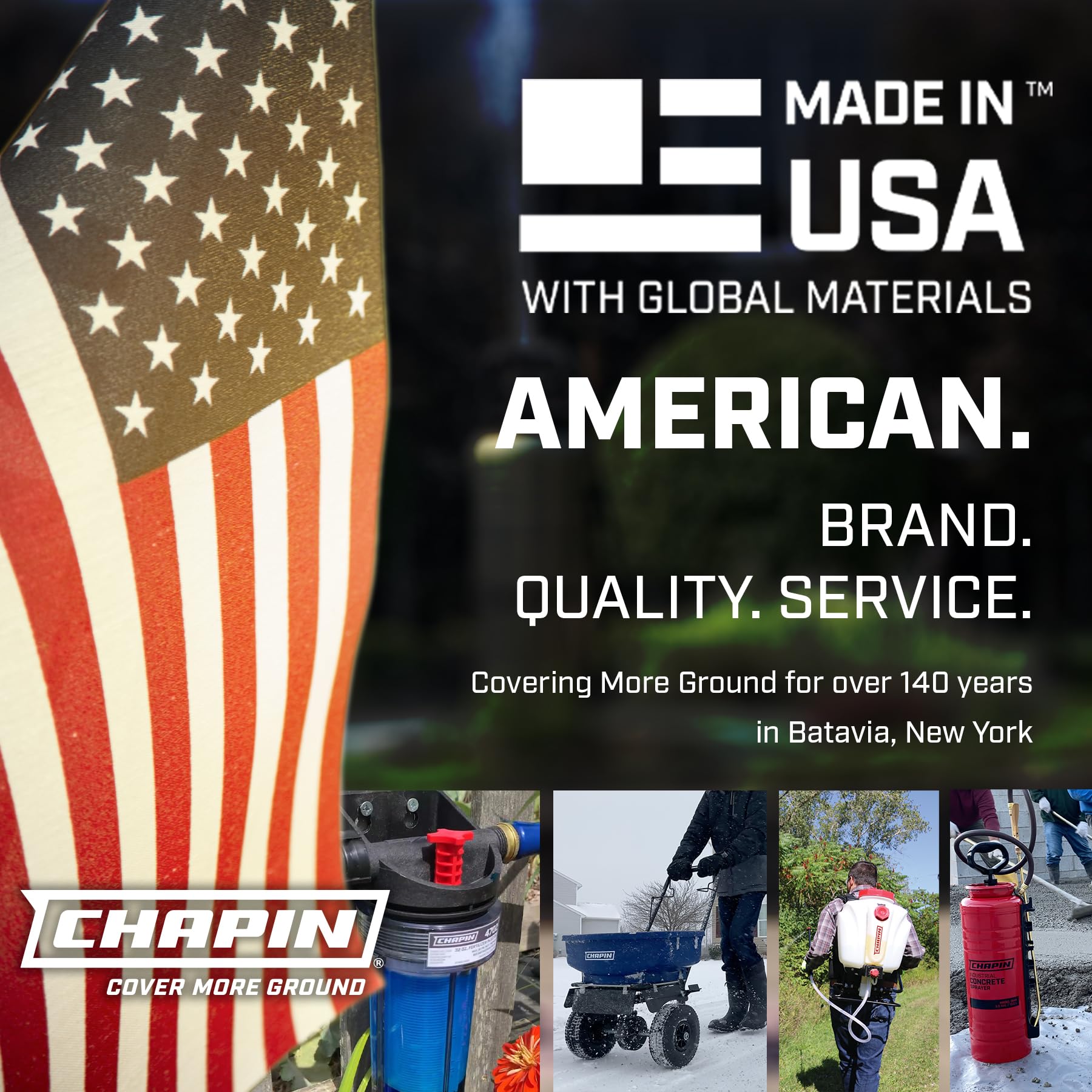 2025 Chapin 63924 Pulverizador para Fertilizantes, Herbicidas y Pesticidas