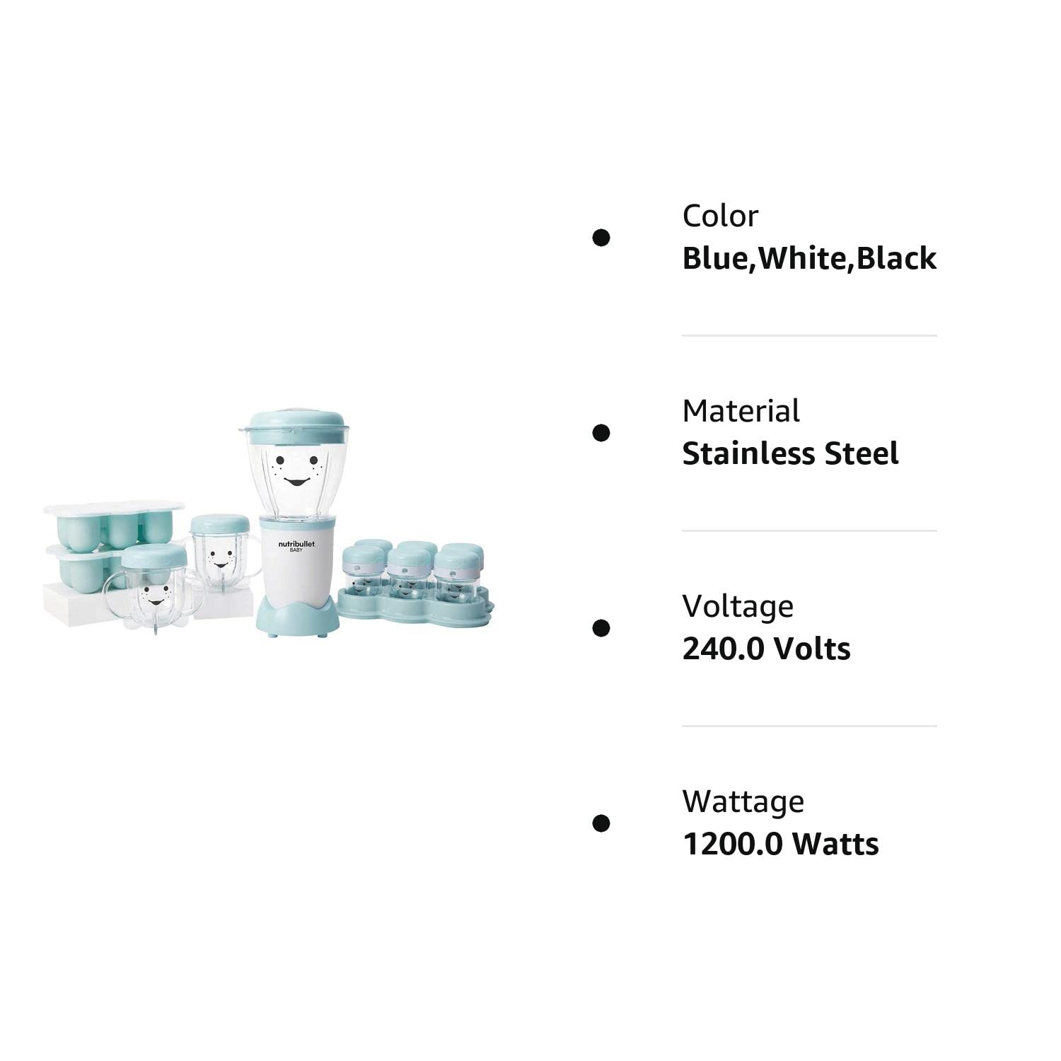 2025 Sistema de alimentación completo Nutribullet Baby