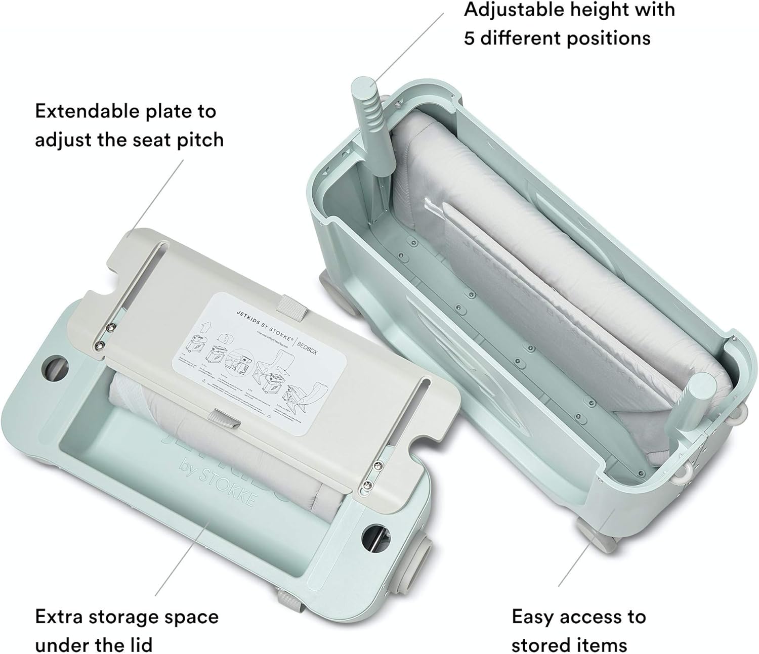 2025 JetKids de Stokke BedBox – Equipaje Infantil y Cama de Avión