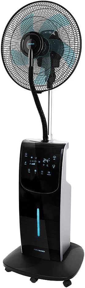 Ventilador con Nebulizador de Agua Fresca Cecotec EnergySilence 490 con Control Remoto, 90W, Diámetro 16