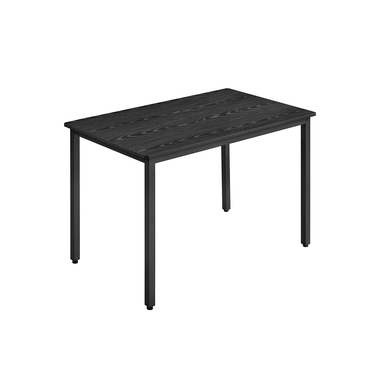 Mesa de Comedor para 4 Personas Rústico Marrón y Negro