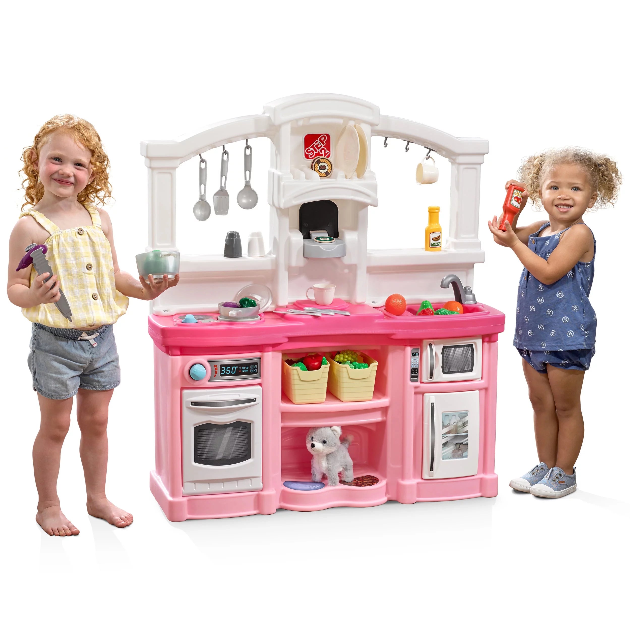 2025 Set de cocina infantil Step2 Fun with Friends en rosa