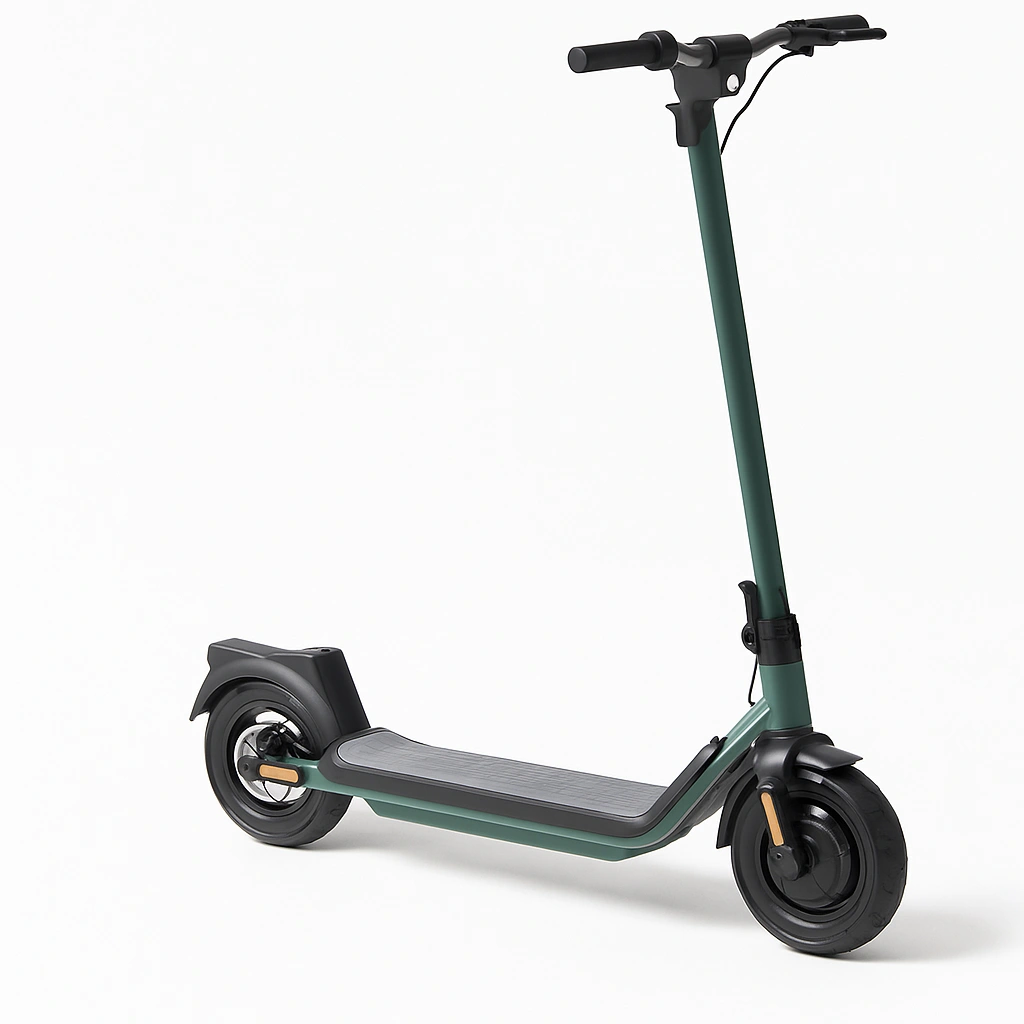 Patinete infantil para exterior de aleación de aluminio verde