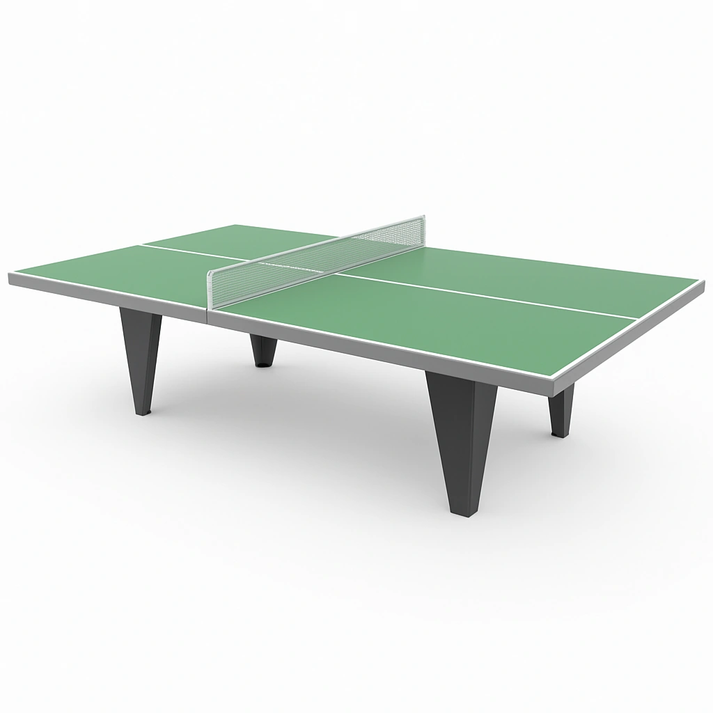 Mesa de ping pong verde, acero, interior/exterior 274x152.5x76cm