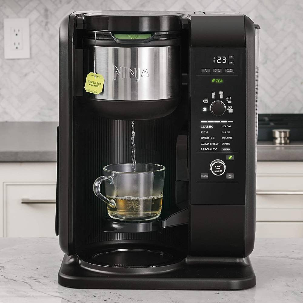2025 Sistema de Preparación de Café y Té Ninja Hot & Cold Brewed, con Tecnología Auto-iQ y Jarra de Vidrio
