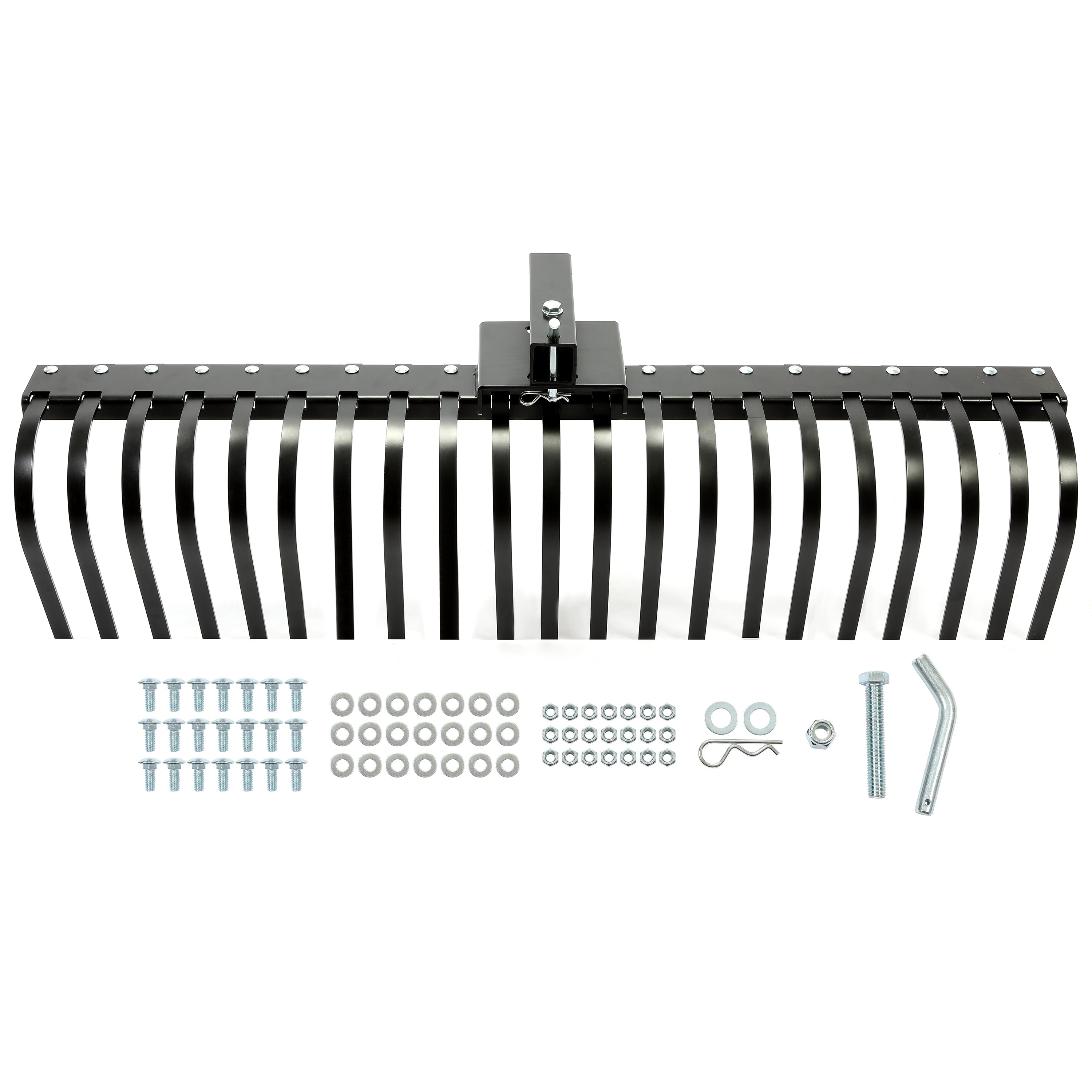 2025 Kojem Rastrillo Paisajístico de 60 pulgadas para Limpiar Senderos, Playas y Jardines con ATV, UTV, SxS, Barra de Herramientas de 48