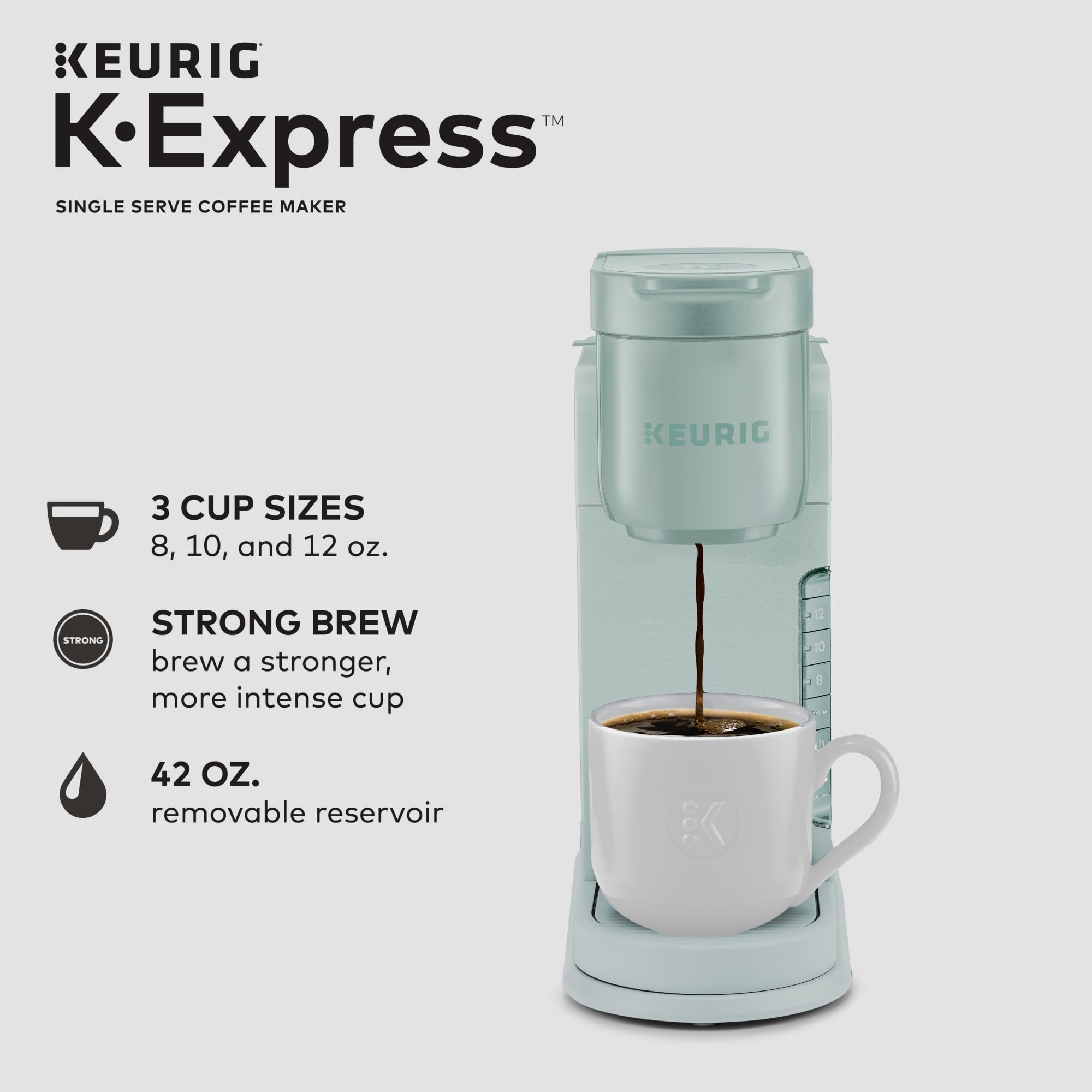 2025 Keurig K Express Cafetera de Una Sola Taz-