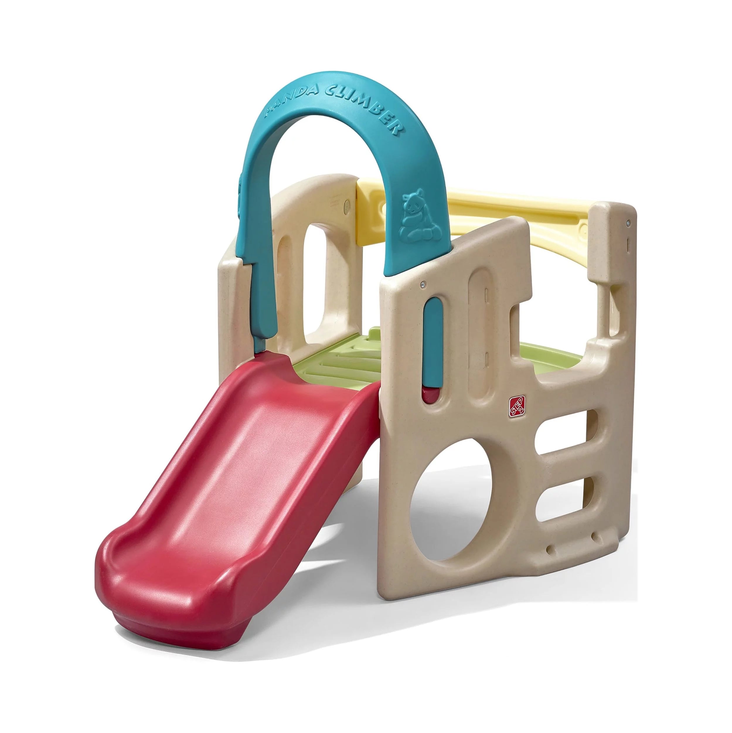 2025 Step2 Panda Climber Set de Juego al Aire Libre con Tobogán para Niños Pequeños