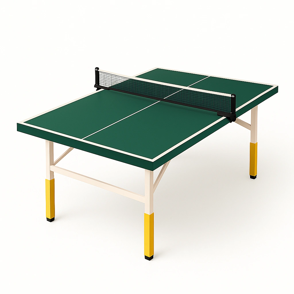 Mesa de ping pong verde, acero, interior/exterior 274x152.5x76cm