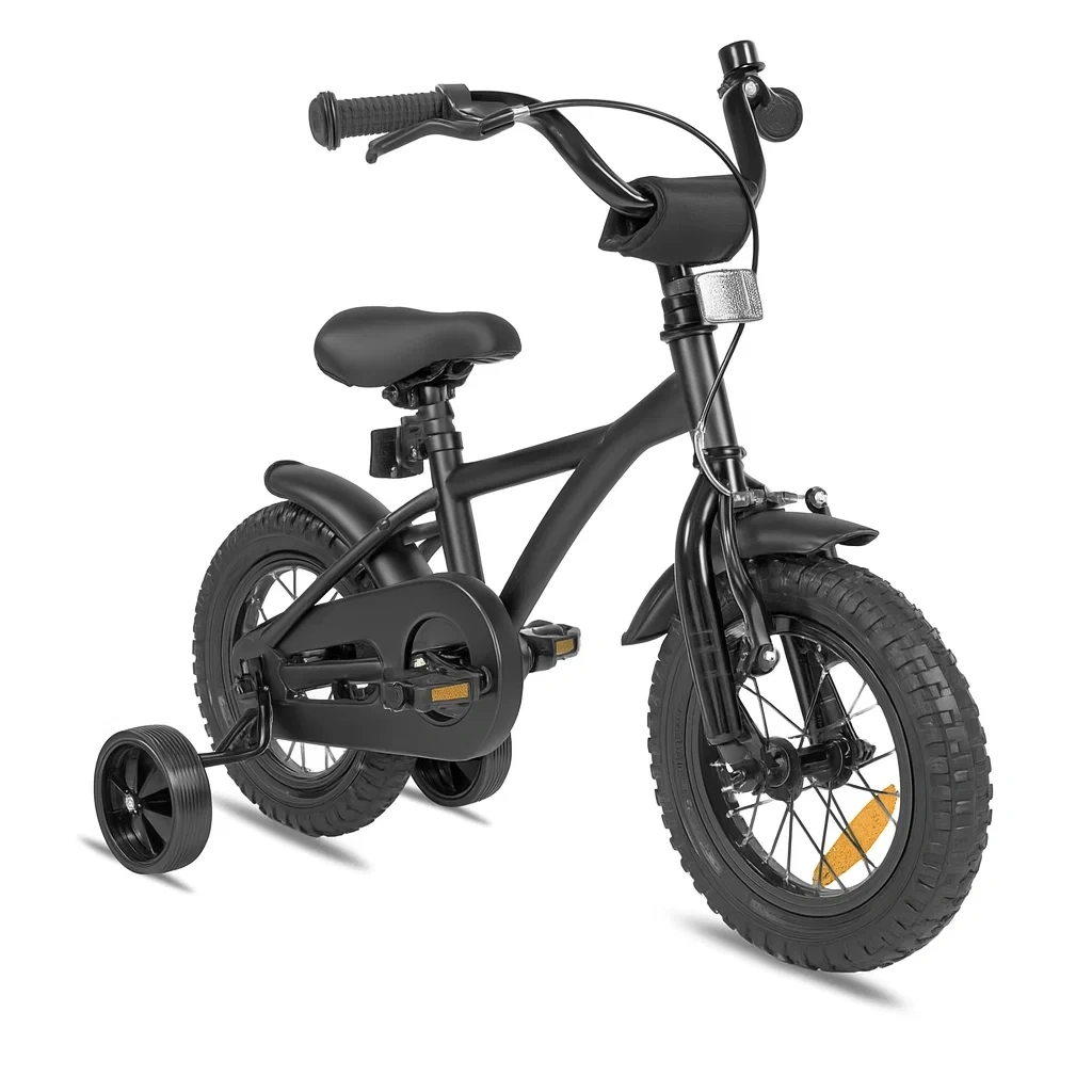 Bicicletas de Niños 12 pulgadas negro para 3 a 5 años - OPzleaXgK8CU