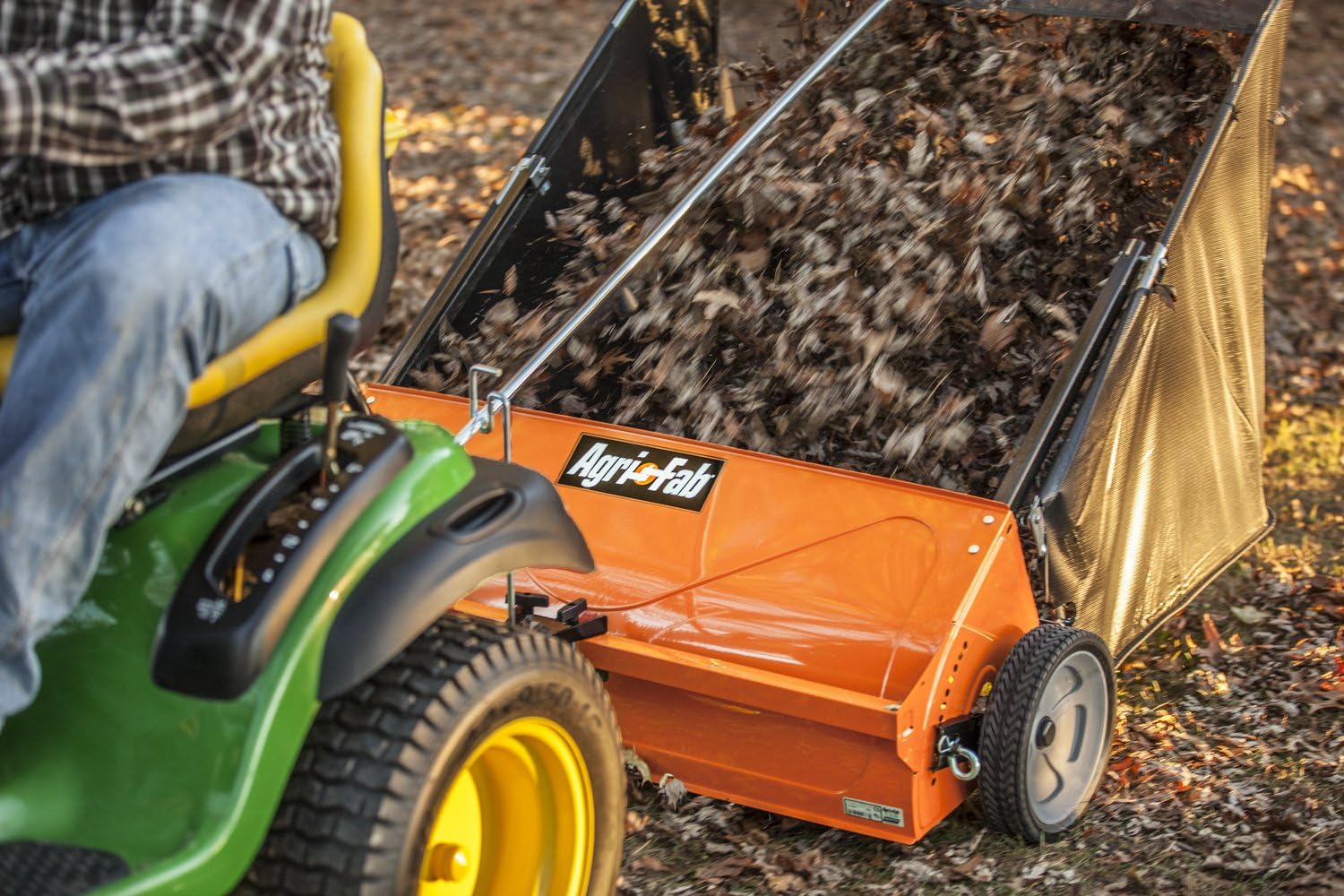 2025 Aireador de remolque de 48 pulgadas, naranja y negro, grande