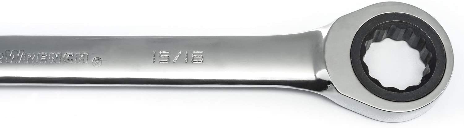 2025 Juego de Llaves Combinadas de 12 Puntos GEARWRENCH con Carraca