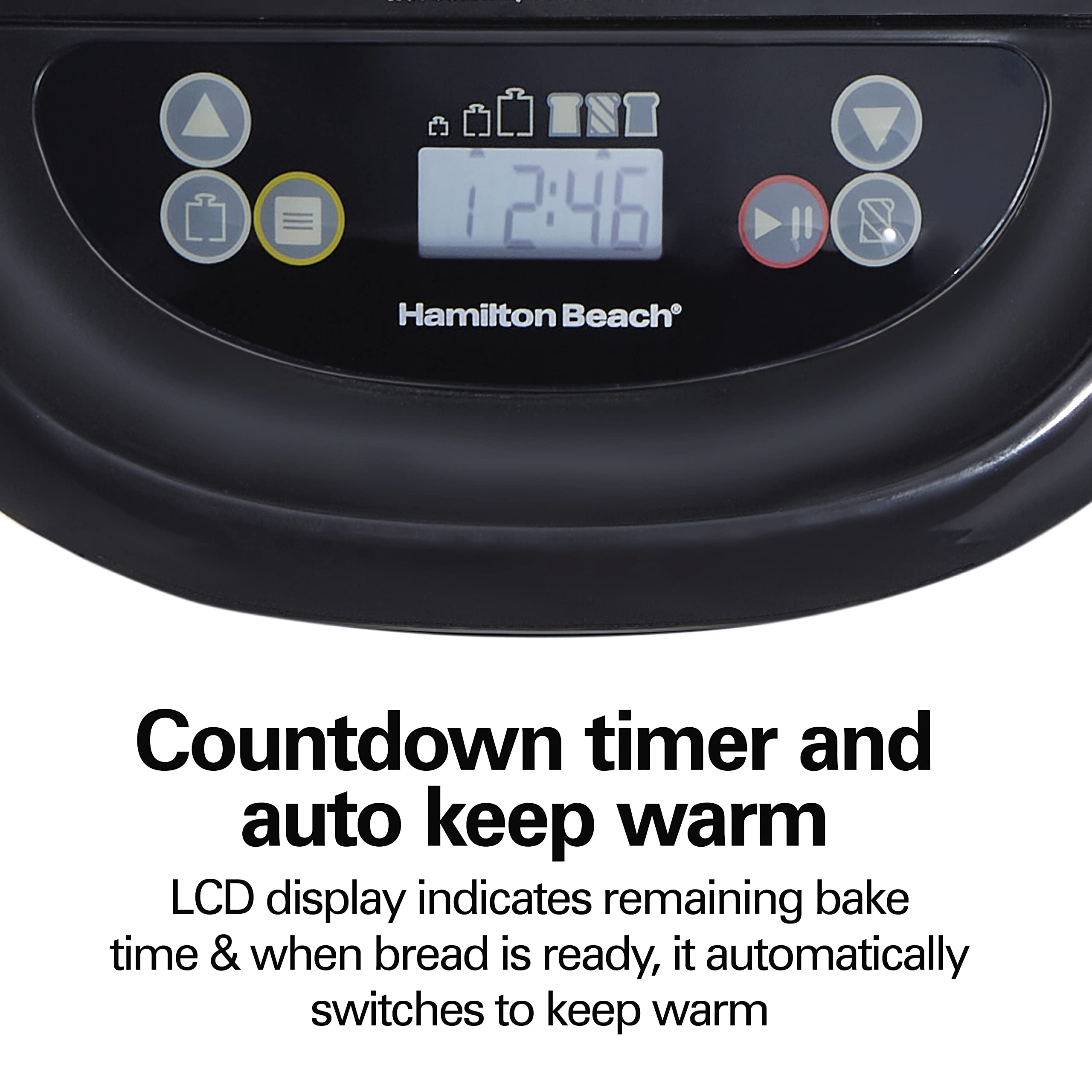 2025 Hamilton Beach Máquina de Pan sin Gluten de Acero Inoxidable 29985