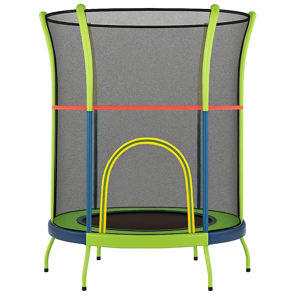 Camas elásticas 130x220 cm Verde/Azul - PPsuCzXG21Mx