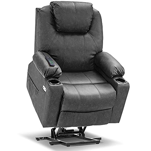 Mcombo Sillón Reclinable Eléctrico con Masaje y Carga USB