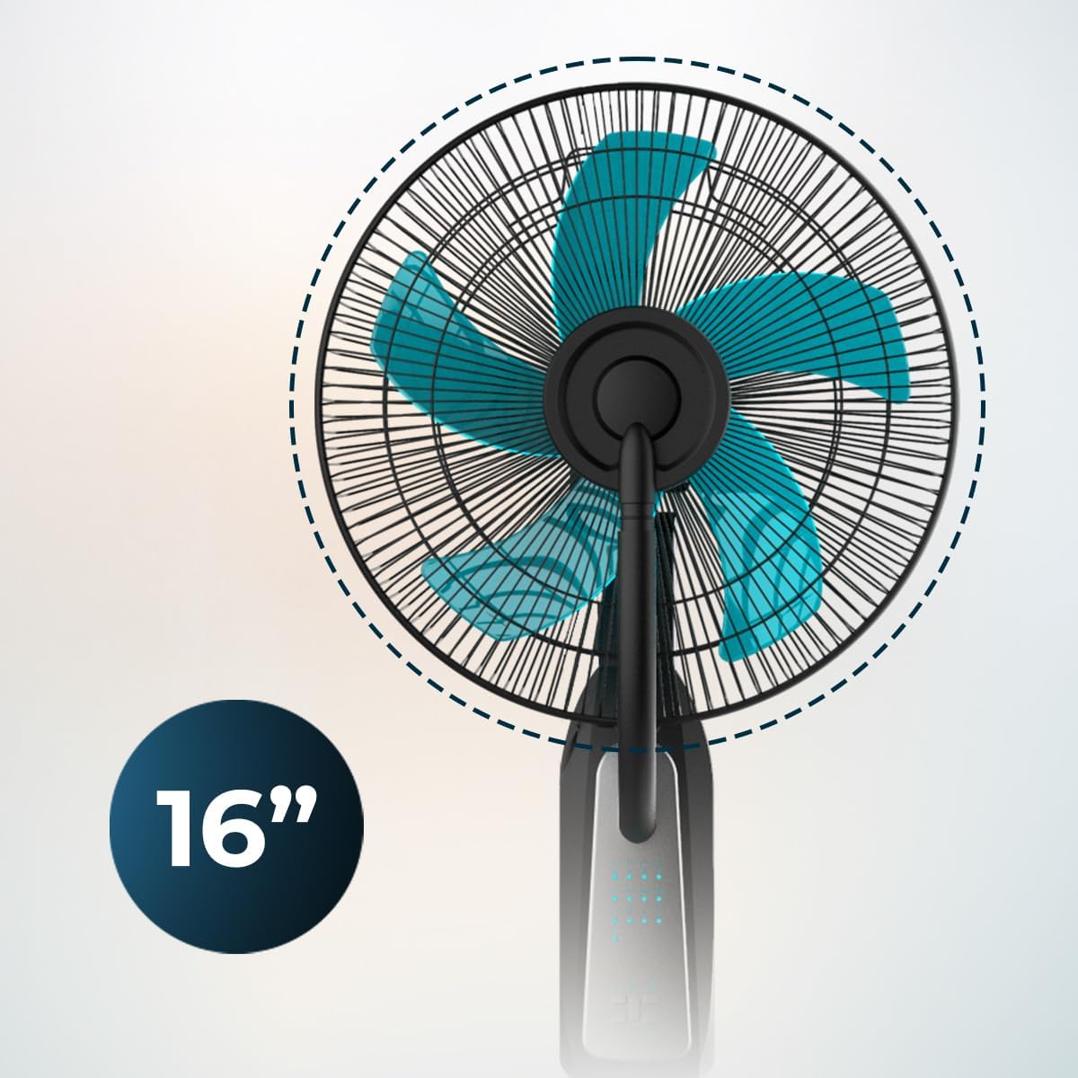Ventilador con Nebulizador de Agua Fresca Cecotec EnergySilence 490 con Control Remoto, 90W, Diámetro 16