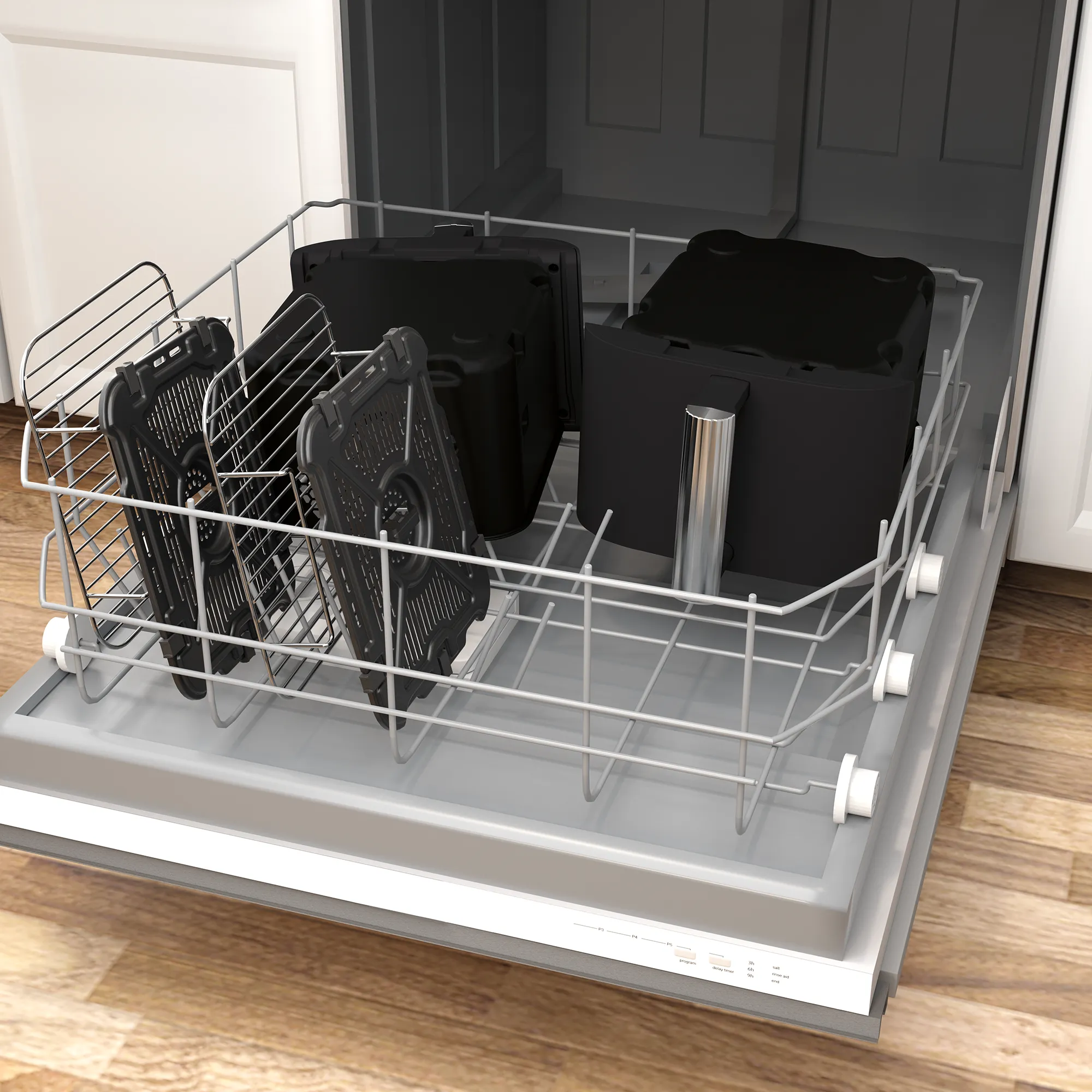 2025 Freidora de aire Ninja DoubleStack™ XXXL 9,5 L con 2 cajones