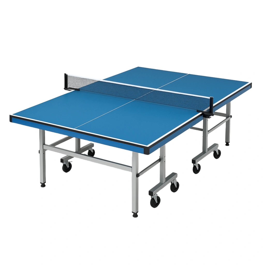 Mesa de ping pong interior/exterior azul acero 274x152.5x76 cm