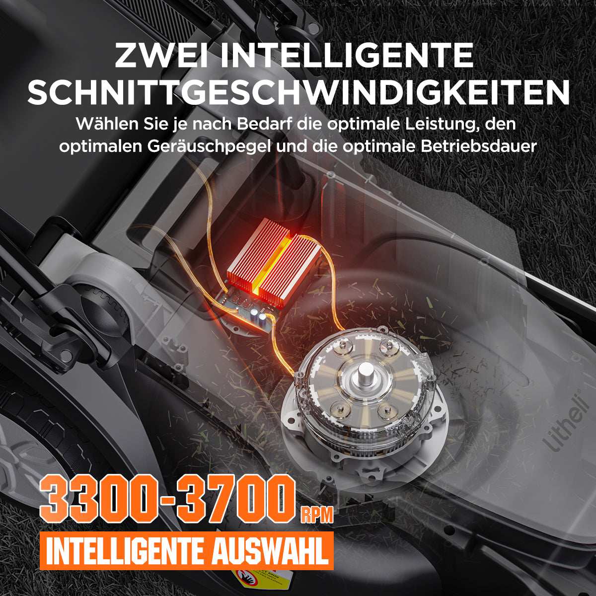 2025 Cortacésped inalámbrico U20 33 cm 20V con opciones de motor brushless o con escobillas y baterías de 4,0 Ah