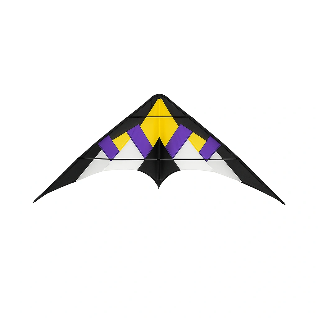 Cometa deportiva de tracción multicolor nailon exterior 160x50x3 cm