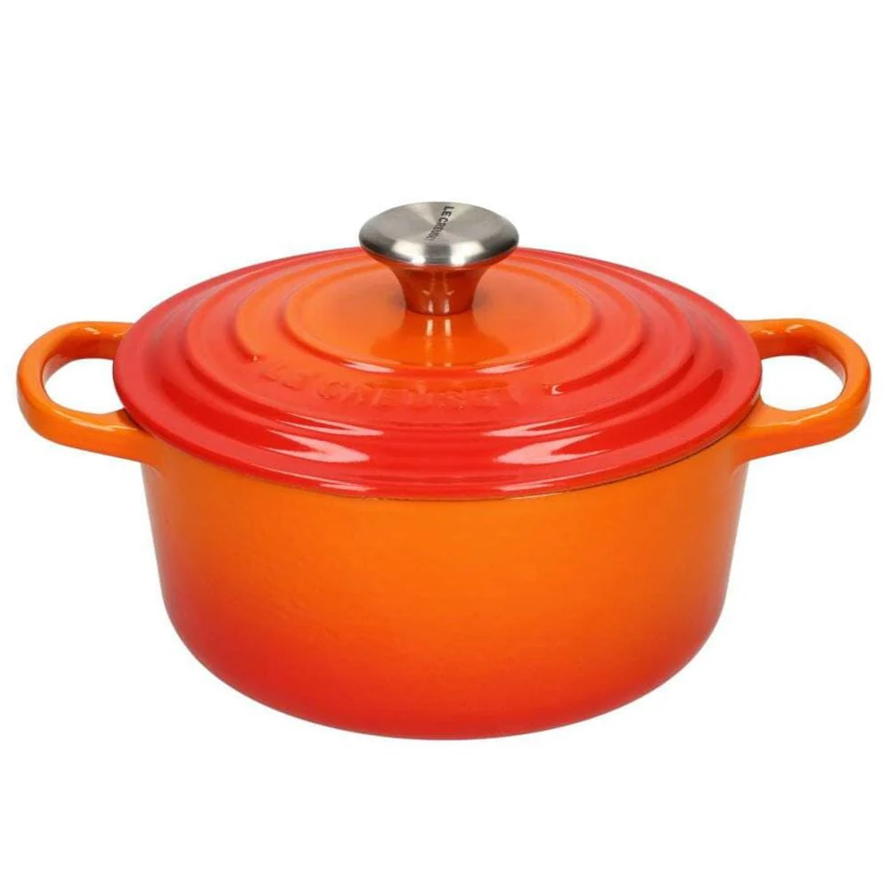 2025 Le Creuset - Cacerola / Cocotte Signature redonda Naranja Rojo 24 cm 4,2 l